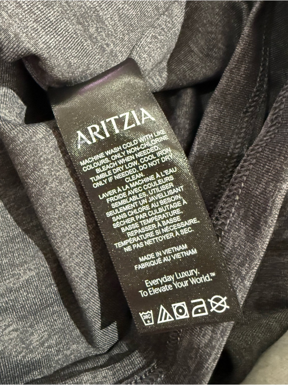 Aritzia Contour Maxi Tube Dress in Heather Charcoal Gray New - Picture 9 of 11